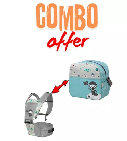 buy 1 get 2 gendongan hipseat astronot + tas sedang